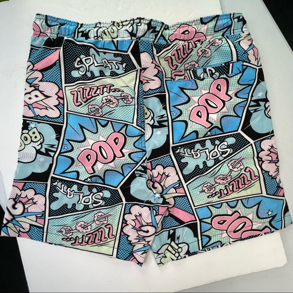 Drill Mens XL Size Drawstring Swim Trunks stretch & UV Protection Bathing Suit - Picture 4 of 10